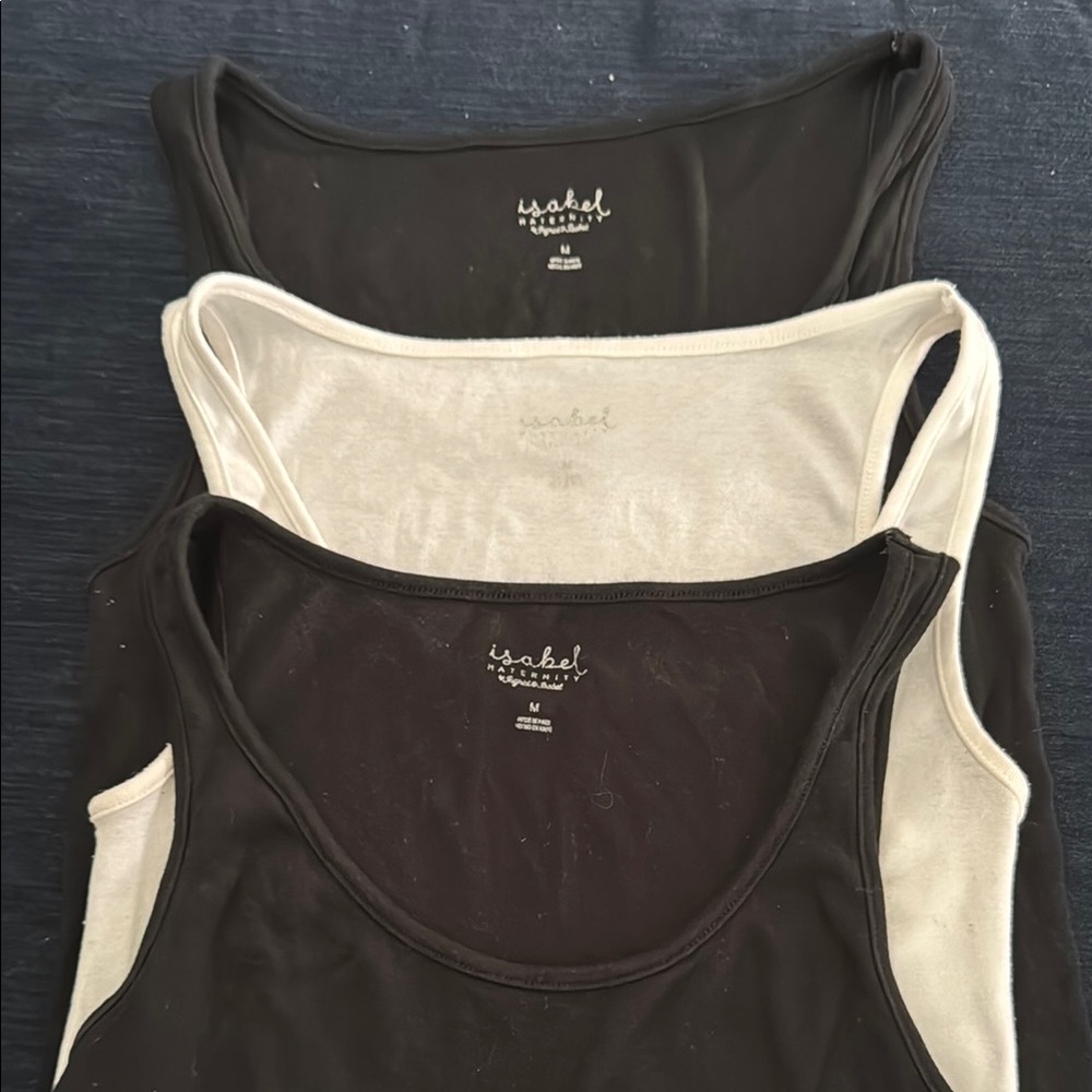 Isabel Maternity Tank Tops - qty 3